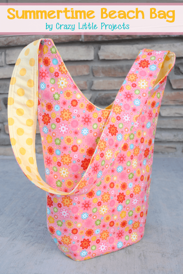 colorful summer beach bag
