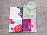 Colorful Diy Drink Coasters Of Tiles