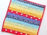 rainbow mini quilt