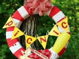 picnic wreath
