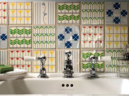 Colorful Mix Tiles For Bathroom Walls