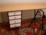 Contemporary Desk From A Dresser