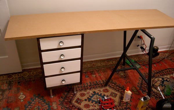 Contemporary Desk From A Dresser
