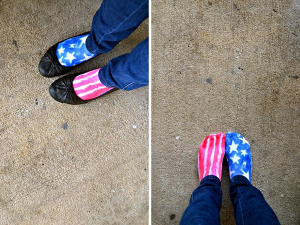 patriotic socks
