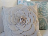 mother’s day flower pillow