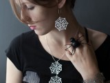 spider and web jewelry