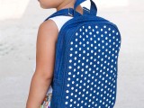 polka dot backpack