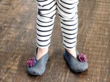 felt slippers for your kid