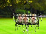 mason jars outdoor chandelier