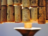 wine cork lampshade