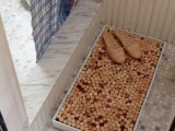 wine corks bath mat