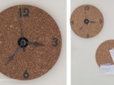 simple cork clock