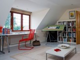 Cool Attic Home Office Design Ideas