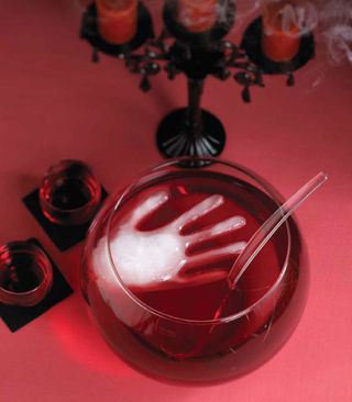 red punch with a hand (via simplystated)