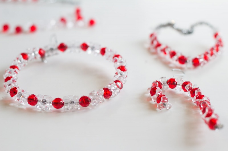 diy beaded candy canes