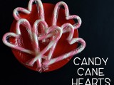 candy cane hearts as party favors