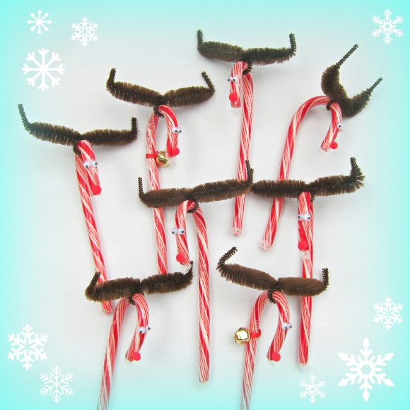 candy cane reindeer gifts