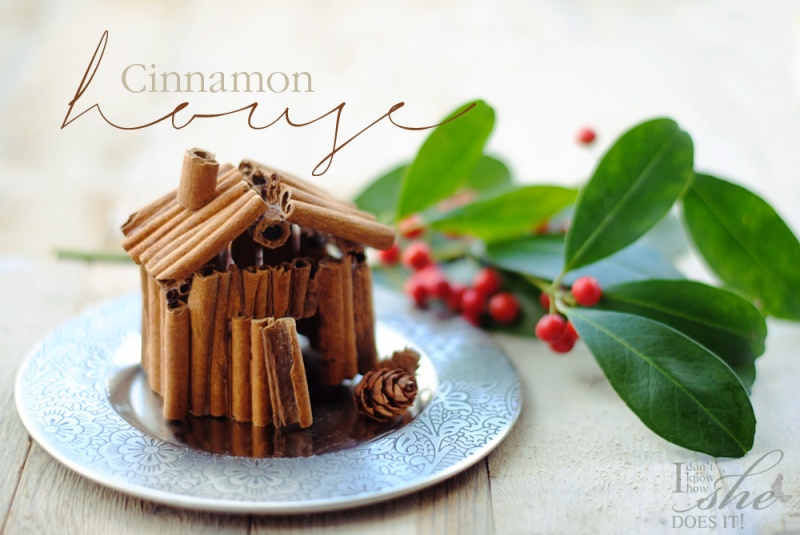 Christmas cinnamon house