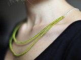 yarn necklace