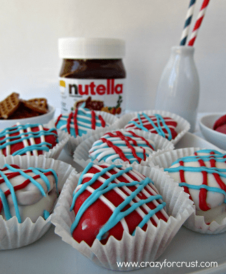 nutella cookie dough dipped