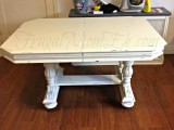 distressed dining  table