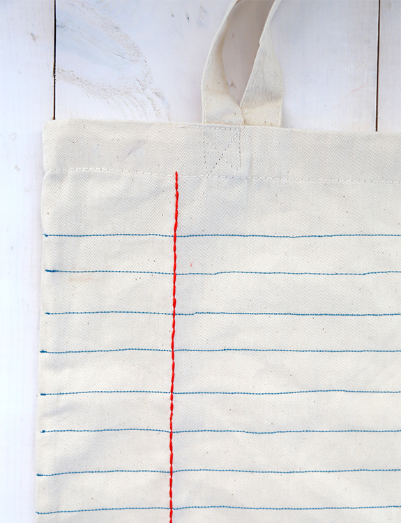 sewn canvas tote bag (via sayyes)