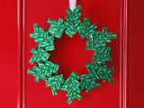 Handmade Minty Christmas Wreath