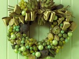 Fruit And Vegetables Homemade Christmas Wreath