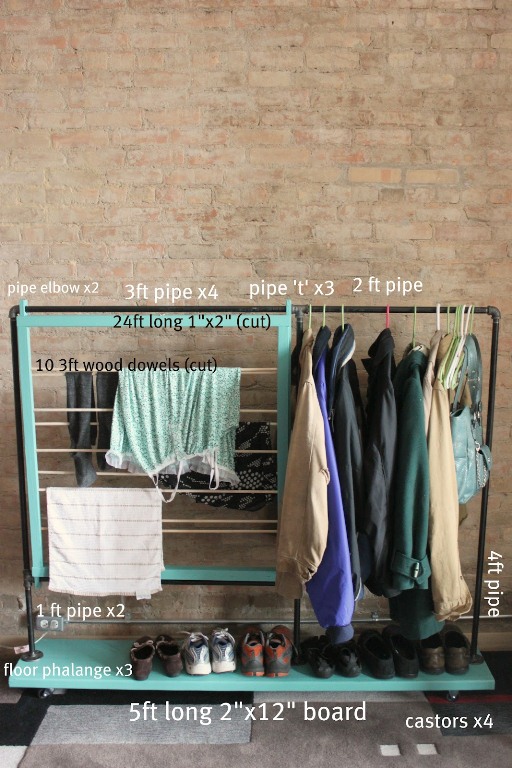 Cool Diy Coat Rack For Maximizing Closet Space