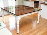 beautiful dining table makeover