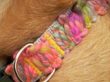 yarn applique collar
