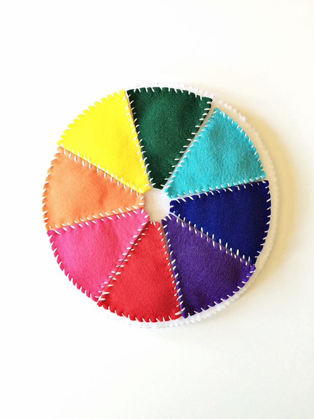 Cool diy felt wheel to teach kids colors  3