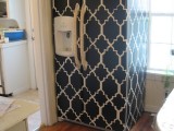 contact paper fridge makeover