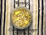 warming ginger and cinnamon bath salts