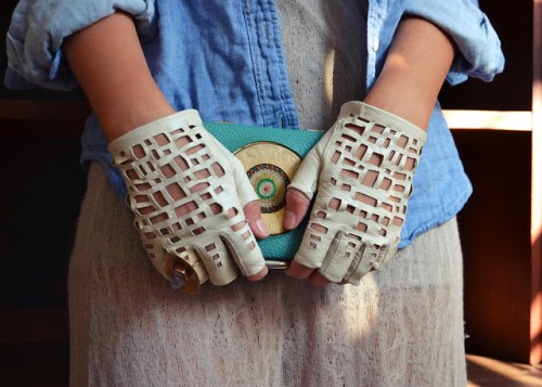 Chanel cutout gloves (via asplendidassemblage)