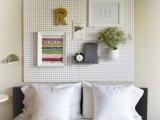 pegboard for useful accessories
