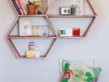Cool Diy Honeycomb Shelves