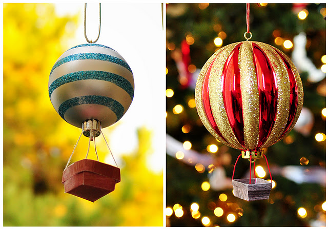 Cool Diy Hot Air Balloon Christmas Ornaments