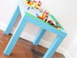 DIY Lego Kids Play Table And Storage Place