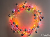 wire and ornament wreath