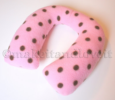 pink neck pillow