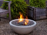 fire bowl of a piece of pottery