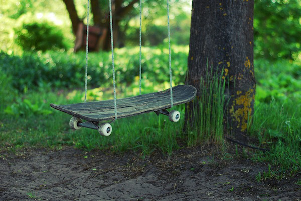 skateboard swing (via blog)