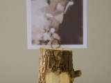 Cool Diy Photo Holder Of A Tree Log