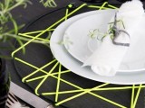 neon table placemat