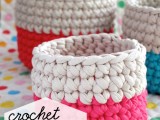 crochet nesting baskets