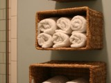 wall baskets for linen