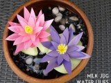 water lilies centerpiece