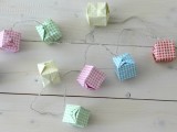 origami fairy lights