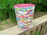 recycled wastebasket